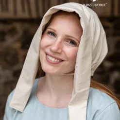 Burgschneider Middeleeuws Kapje Dagmar, Naturel -Mode Winkel middeleeuws kapje dagmar naturel 2