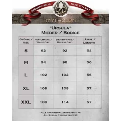 Mytholon Middeleeuws Lijfje Ursula, Katoen, Groen 11 Mytholon Middeleeuws Lijfje Ursula, Katoen, Groen -Mode Winkel middeleeuws lijfje ursula katoen groen 4