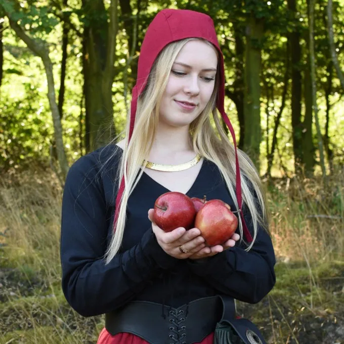 Middeleeuws-Renaissance Kapje Gouda, Rood 3 Middeleeuws-Renaissance Kapje Gouda, Rood