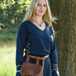 Middeleeuwse Blouse Aubrey, Blauw 9 Middeleeuwse Blouse Aubrey, Blauw -Mode Winkel middeleeuwse blouse aubrey blauw 1