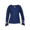 Middeleeuwse Blouse Aubrey, Blauw 1 Middeleeuwse Blouse Aubrey, Blauw -Mode Winkel middeleeuwse blouse aubrey blauw