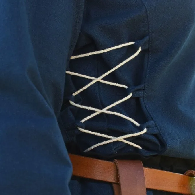 Middeleeuwse Blouse Aubrey, Blauw 8 Middeleeuwse Blouse Aubrey, Blauw - Afbeelding 6