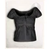 Mytholon Middeleeuwse Blouse Claudia, Zwart