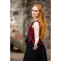 Leonardo Carbone Middeleeuwse Doublet Christine Rood -Mode Winkel middeleeuwse doublet christine rood 3