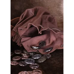 Ulfberth Middeleeuwse Geldbuidel Oxford, Donkerbruin -Mode Winkel middeleeuwse geldbuidel oxford donkerbruin 4