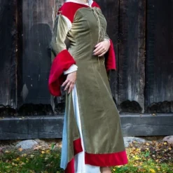 Epic Armoury Middeleeuwse Jurk Isobel, Groen -Mode Winkel middeleeuwse jurk isobel groen 3