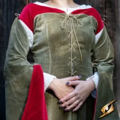 Epic Armoury Middeleeuwse Jurk Isobel, Groen -Mode Winkel middeleeuwse jurk isobel groen 5