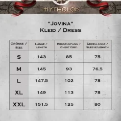 Mytholon Middeleeuwse Jurk Jovina, Groen 10 Mytholon Middeleeuwse Jurk Jovina, Groen -Mode Winkel middeleeuwse jurk jovina groen 3