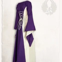 Mytholon Middeleeuwse Jurk Stella, Lila-creme