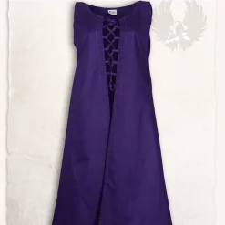 Mytholon Middeleeuwse Overjurk Leandra, Paars -Mode Winkel middeleeuwse overjurk leandra paars 4