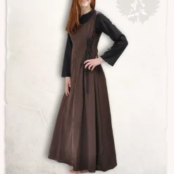 Mytholon Middeleeuwse Surcot Uma, Bruin 11 Mytholon Middeleeuwse Surcot Uma, Bruin -Mode Winkel middeleeuwse surcot uma bruin 4