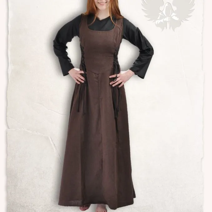 Mytholon Middeleeuwse Surcot Uma, Bruin 3 Mytholon Middeleeuwse Surcot Uma, Bruin