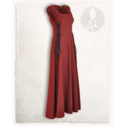 Mytholon Middeleeuwse Surcot Uma, Rood -Mode Winkel middeleeuwse surcot uma rood 5