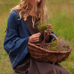 Middeleeuwse Surcotte Isabeau, Bruin -Mode Winkel middeleeuwse surcotte isabeau bruin 4