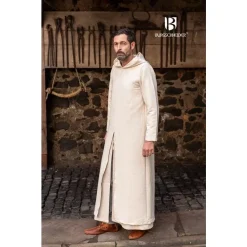 Burgschneider Middeleeuwse Tuniek Met Kap Renaud, Naturel