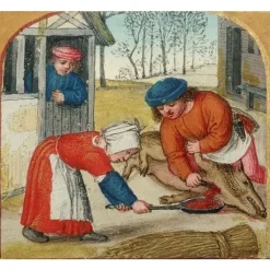 Burgschneider Mouwen Middeleeuwse Jurk Frideswinde Rood -Mode Winkel mouwen middeleeuwse jurk frideswinde rood 3