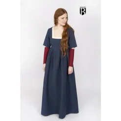 Burgschneider Mouwen Middeleeuwse Jurk Frideswinde Rood -Mode Winkel mouwen middeleeuwse jurk frideswinde rood 5