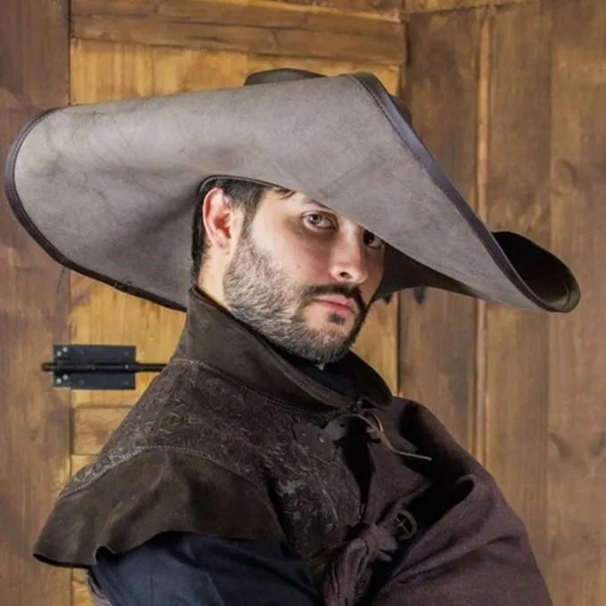 Rawblade Musketiershoed Diego, Bruin 4 Rawblade Musketiershoed Diego, Bruin - Afbeelding 2