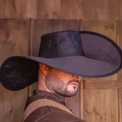 Rawblade Musketiershoed Toledo, Deluxe, Zwart -Mode Winkel musketiershoed toledo deluxe zwart 2