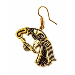 Oorbellen Germaanse Raaf, Brons