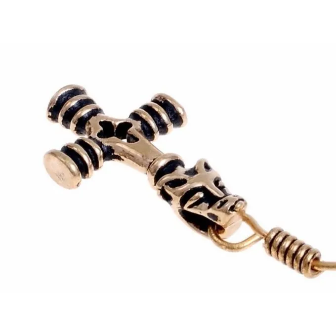 Oorbellen IJslandse Thorshamer, Brons 3 Oorbellen IJslandse Thorshamer, Brons