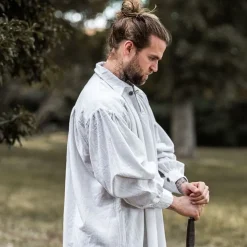 Leonardo Carbone Piratenhemd James, Wit -Mode Winkel piratenhemd james wit 1