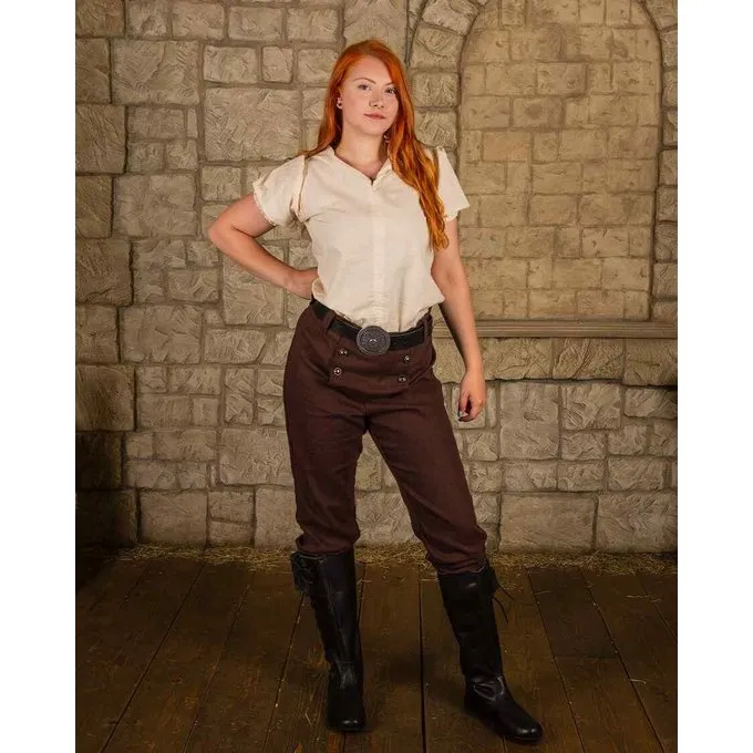 Mytholon Pollard Piraten Broek, Bruin 4 Mytholon Pollard Piraten Broek, Bruin - Afbeelding 2