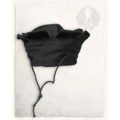 Mytholon Renaissance Herenhoed Lorenz, Zwart -Mode Winkel renaissance herenhoed lorenz zwart 2