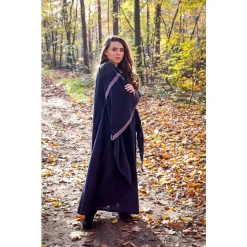 Leonardo Carbone Renaissance Jurk Ida, Zwart -Mode Winkel renaissance jurk ida zwart 3