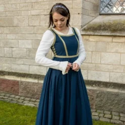 Epic Armoury Renaissance Jurk Lucrezia, Blauw 9 Epic Armoury Renaissance Jurk Lucrezia, Blauw -Mode Winkel renaissance jurk lucrezia blauw 1