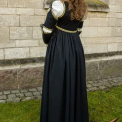 Epic Armoury Renaissance Jurk Lucrezia, Zwart 12 Epic Armoury Renaissance Jurk Lucrezia, Zwart -Mode Winkel renaissance jurk lucrezia zwart 4