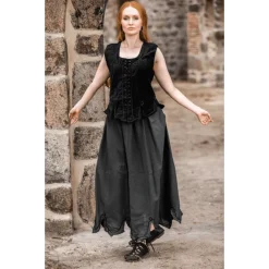 Leonardo Carbone Renaissance Korset, Zwart -Mode Winkel renaissance korset zwart 3