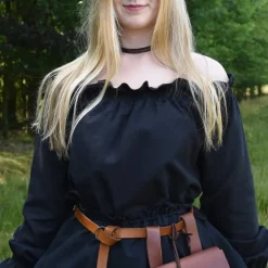 Renaissanceblouse Elizabeth, Zwart -Mode Winkel renaissanceblouse elizabeth zwart 3