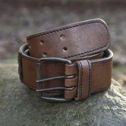 Epic Armoury Riem Met Ringen, Bruin -Mode Winkel riem met ringen bruin 3