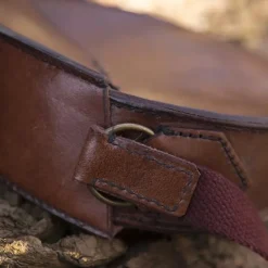 Epic Armoury Ronde Leren Tas, Bruin 8 Epic Armoury Ronde Leren Tas, Bruin -Mode Winkel ronde leren tas bruin 1