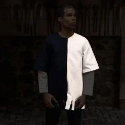 Burgschneider Surcot Aleran, Links, Naturel -Mode Winkel surcot aleran links naturel 2