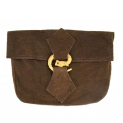 Leonardo Carbone Tasje Met Wolfsluiting, Bruin