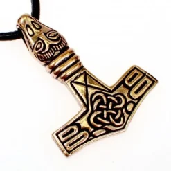 Thorshamer Met Adelaarskop, Brons