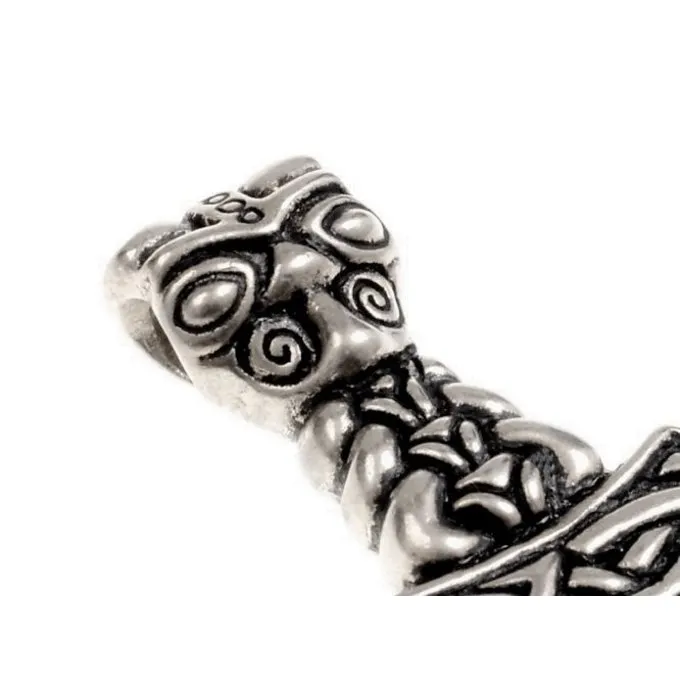 Thorshamer Met Wolvenkop, Brons 4 Thorshamer Met Wolvenkop, Brons - Afbeelding 2