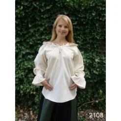 Leonardo Carbone Top Morgan Crème -Mode Winkel top morgan creme 1