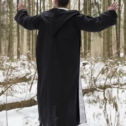 Epic Armoury Tovenaarsgewaad Zwart-zilver -Mode Winkel tovenaarsgewaad zwart zilver 4