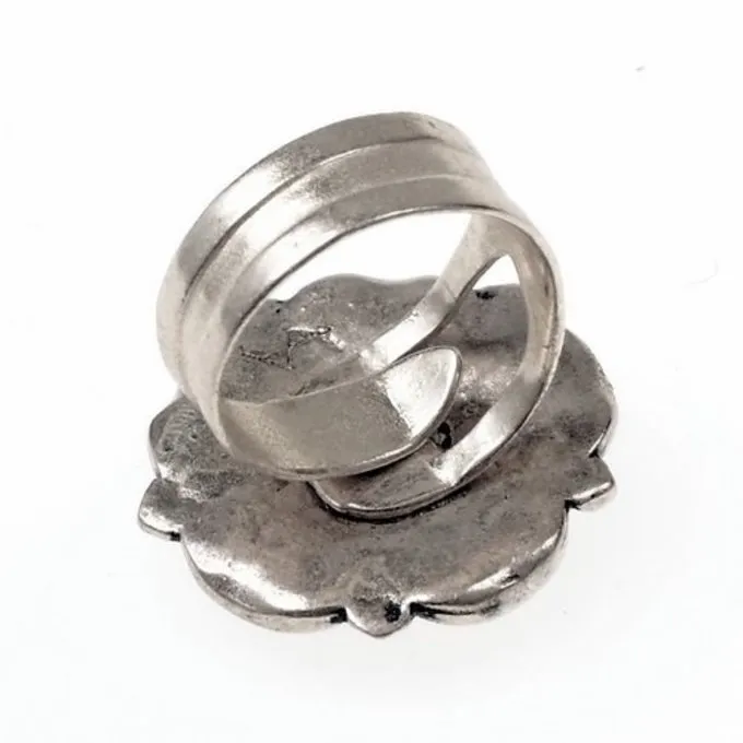 Tudor Ring Verzilverd 4 Tudor Ring Verzilverd - Afbeelding 2