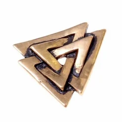 Valknut Amulet, Brons
