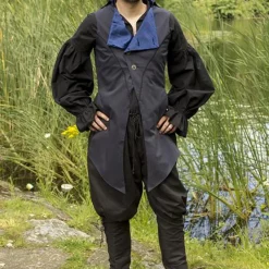 Epic Armoury Vest Dorian, Blauw -Mode Winkel vest dorian blauw 2