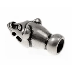 Viking Kettingeinde Met Wezelkop, Verzilverd, Prijs Per Stuk -Mode Winkel viking kettingeinde met wezelkop verzilverd prijs 1