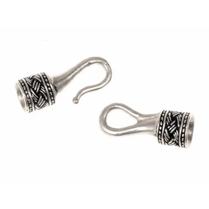 Viking Kettingsluiting 4 Mm, Verzilverd Brons 3 Viking Kettingsluiting 4 Mm, Verzilverd Brons