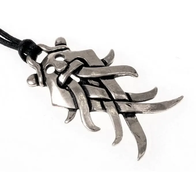 Viking Maskersieraad Moesgard, Verzilverd 3 Viking Maskersieraad Moesgard, Verzilverd