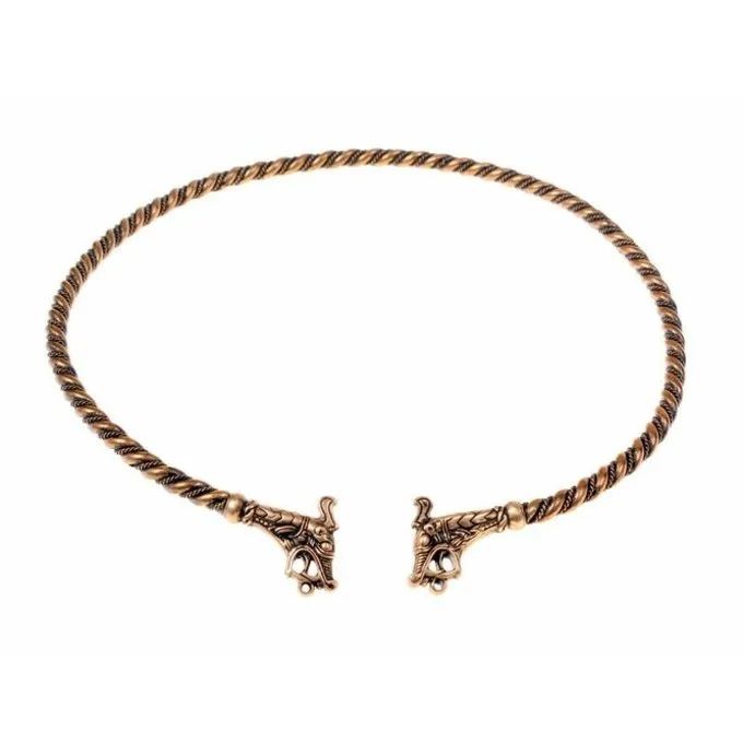 Viking Torque Haithabu, Brons 4 Viking Torque Haithabu, Brons - Afbeelding 2