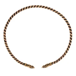 Viking Torque Met Raven Koppen, Brons -Mode Winkel viking torque met raven koppen brons 1