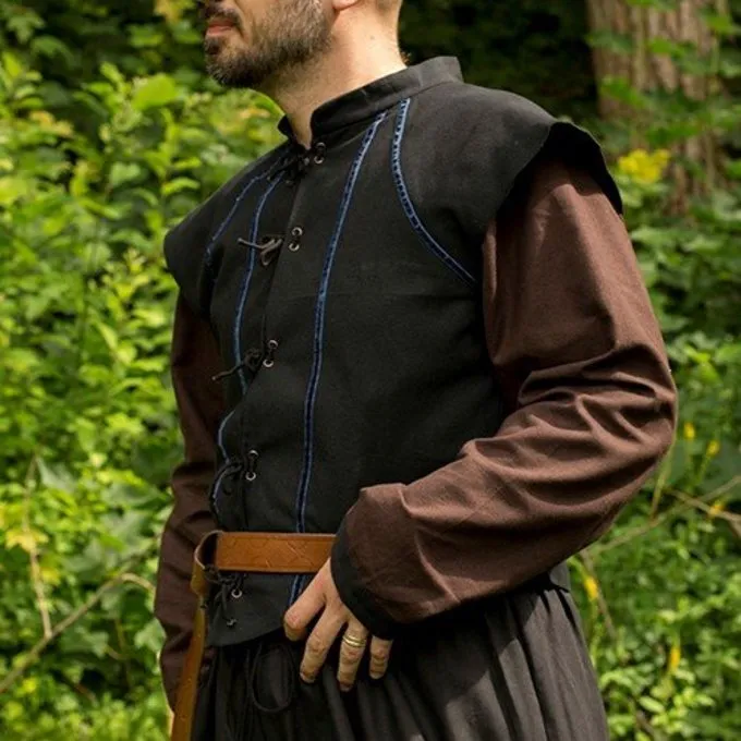 Epic Armoury VOC Doublet Zwart 6 Epic Armoury VOC Doublet Zwart - Afbeelding 4